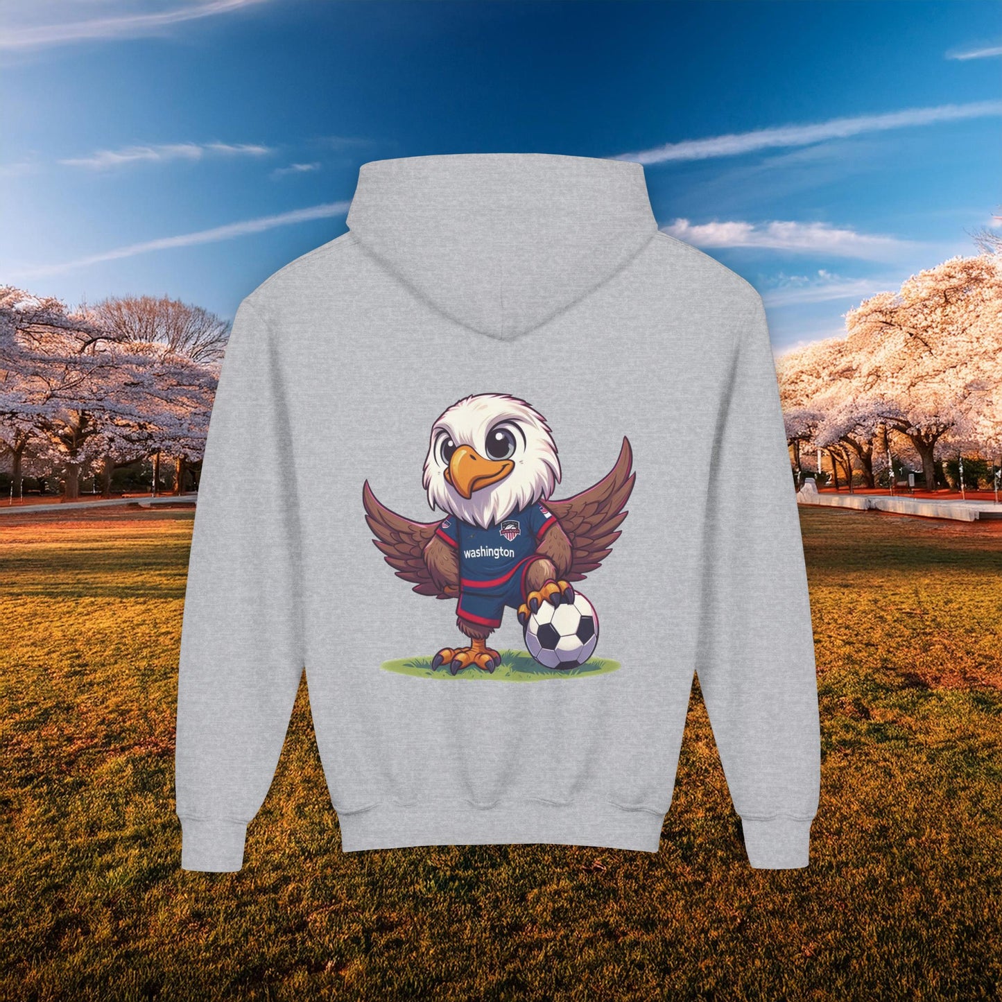 Washington Spirit Red/Blue Design Youth Hoodie