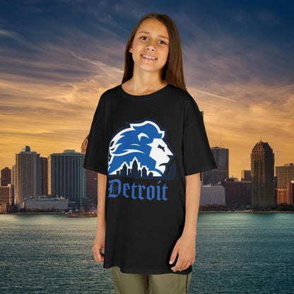 Detroit Football Skyline Kids Tee