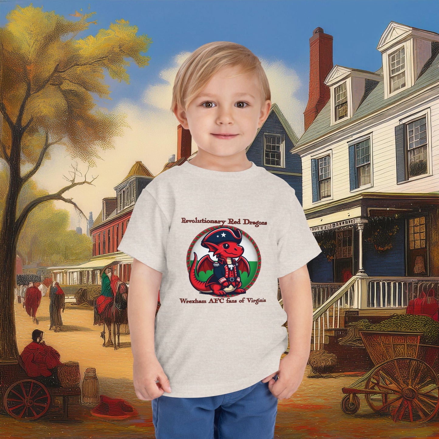 Mini Revolutionary Red Dragons Toddler Tee