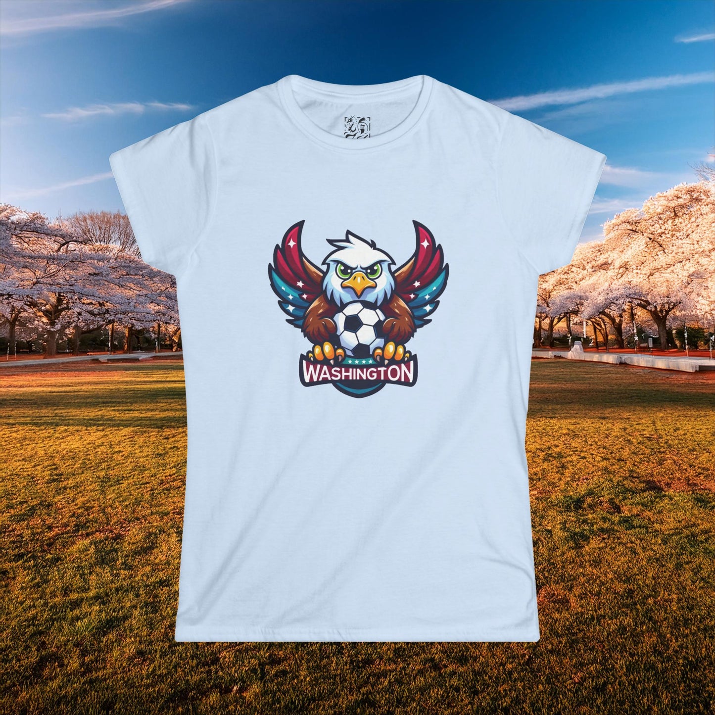 Washington Spirit Eagle Women's Softstyle Tee