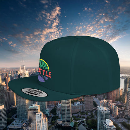 Seattle Baseball Flat Bill Snapback