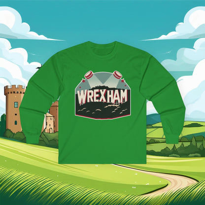 Wrexham Hollywood Sign Long Sleeve Tee