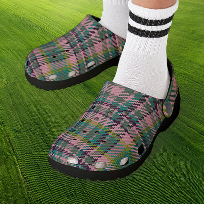 Spring Plaid Kid's Foam Clogs