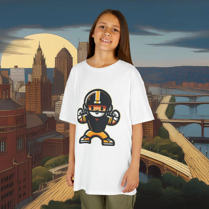 Mini Pittsburgh Football Player Kids Tee