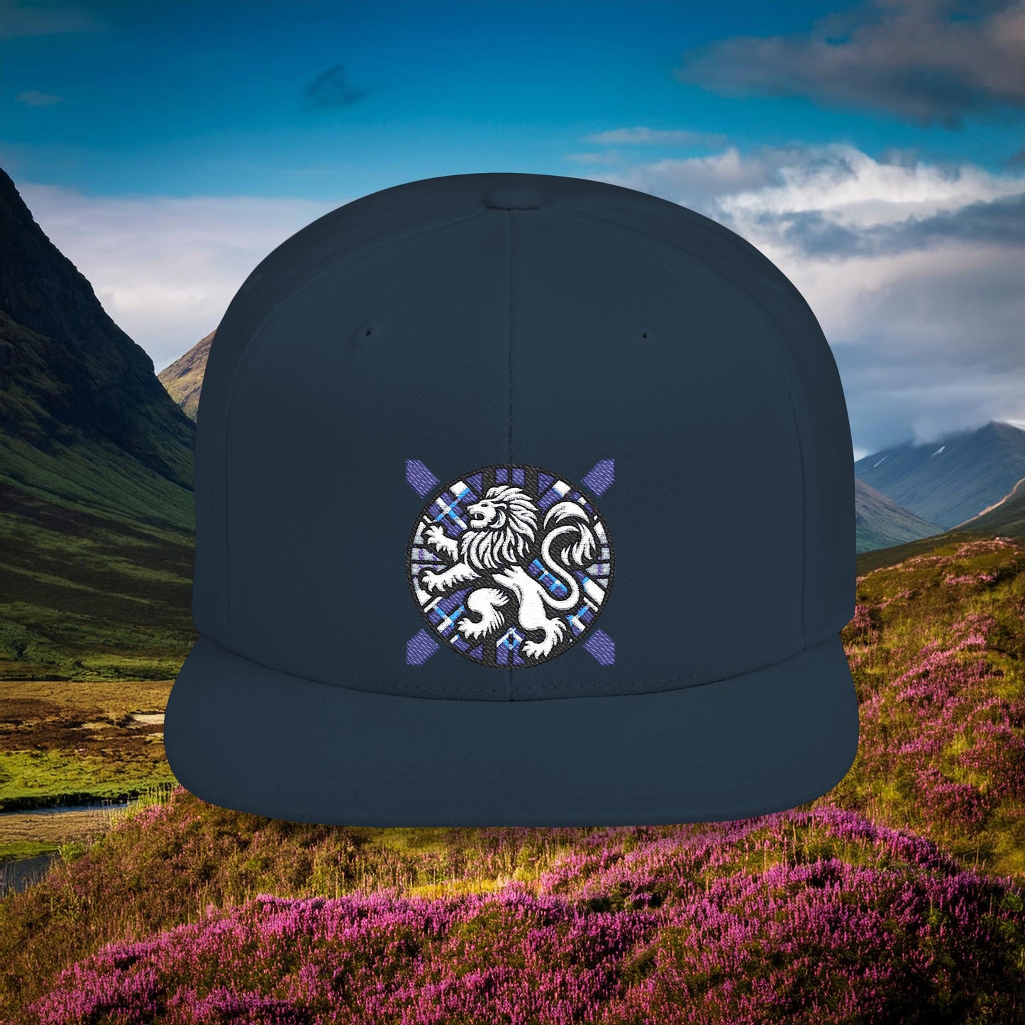 Scotland Rampant Lion Flat Bill Snapback