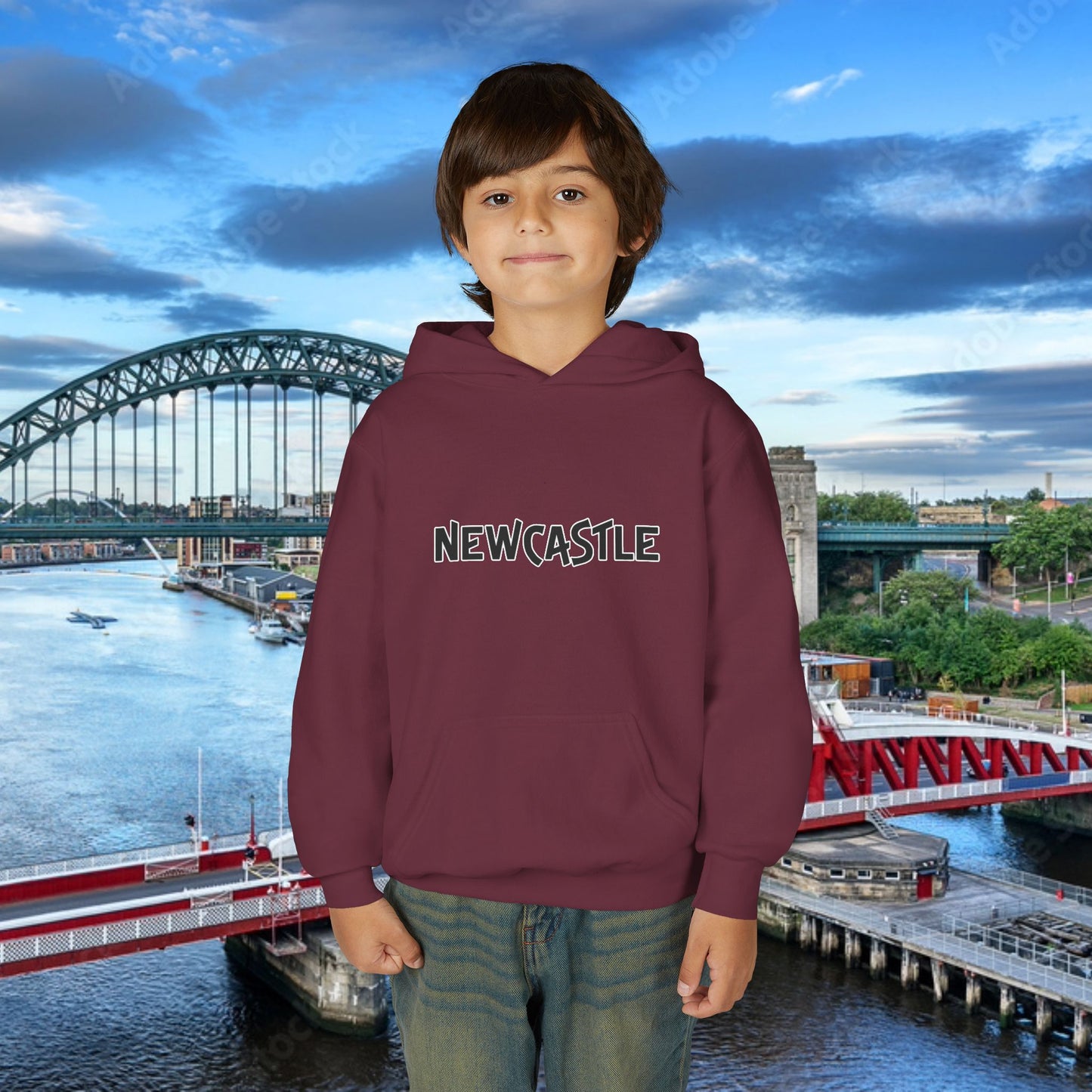 Newcastle United Mini Toon Supporter Youth Hoodie