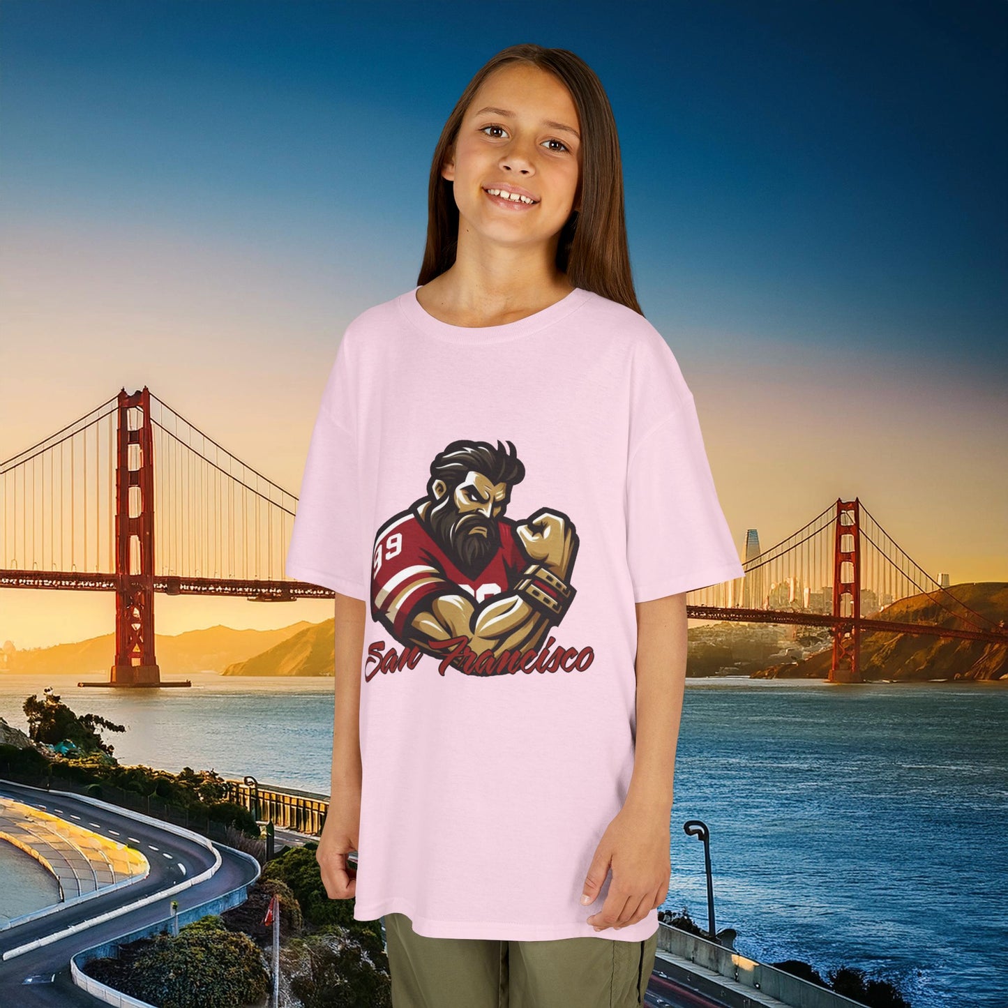 San Francisco Football Fan Kids Tee