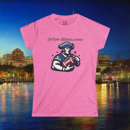 New England Football Women's Softstyle Tee
