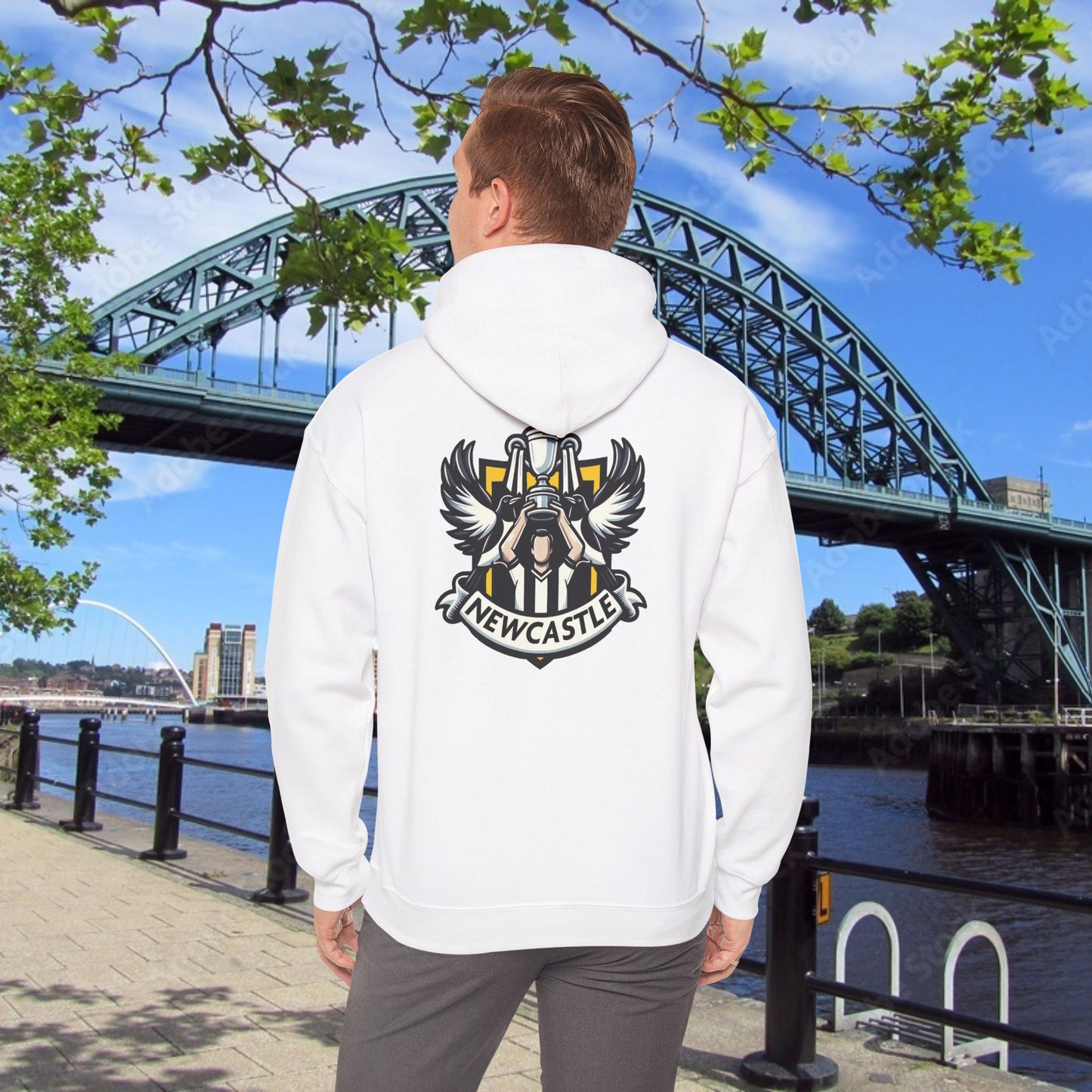 Newcastle Cup Champions Crest Hoodie
