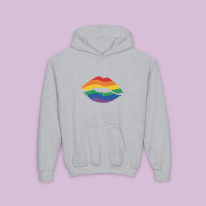 Rainbow Kiss Youth Hoodie
