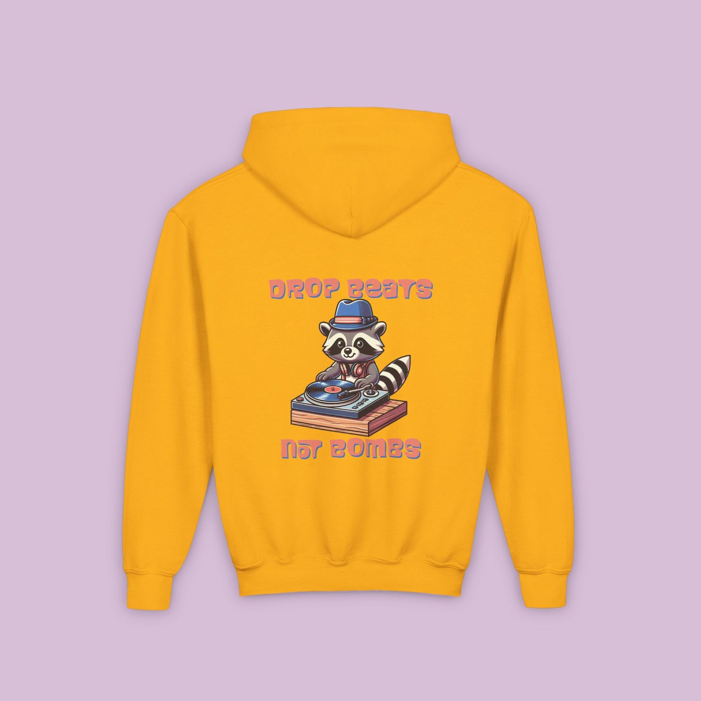 "Beats Not Bombs" Peace Youth Hoodie