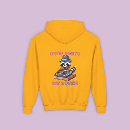 "Beats Not Bombs" Peace Youth Hoodie