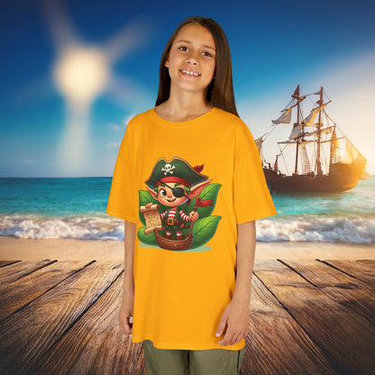 Elf Pirate Treasure Map Kids Tee