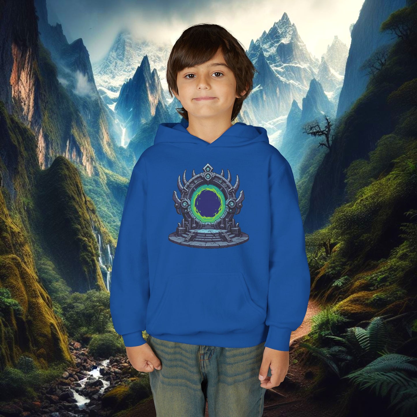 Dark Portal Youth Hoodie