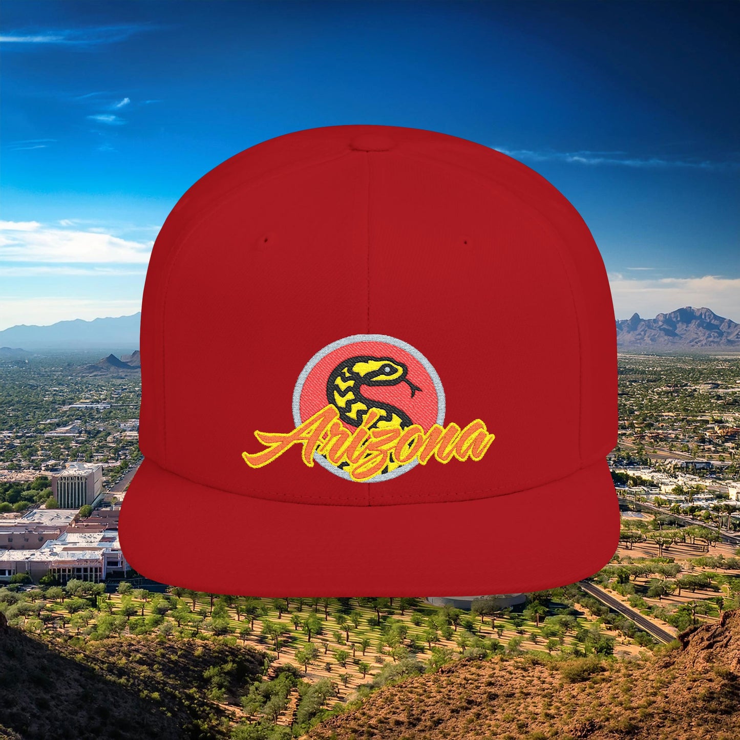 Arizona Baseball Flat Bill Snapback