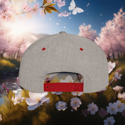 Rainbow Kiss Flat Bill Snapback