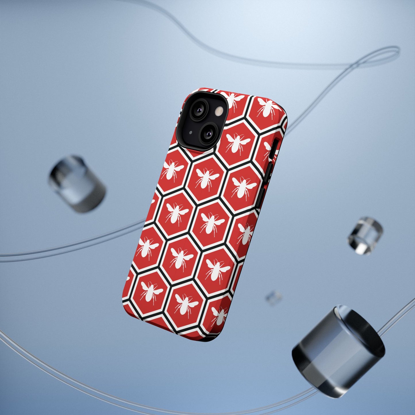Honeycomb Bee Impact-Resistant Phone Case
