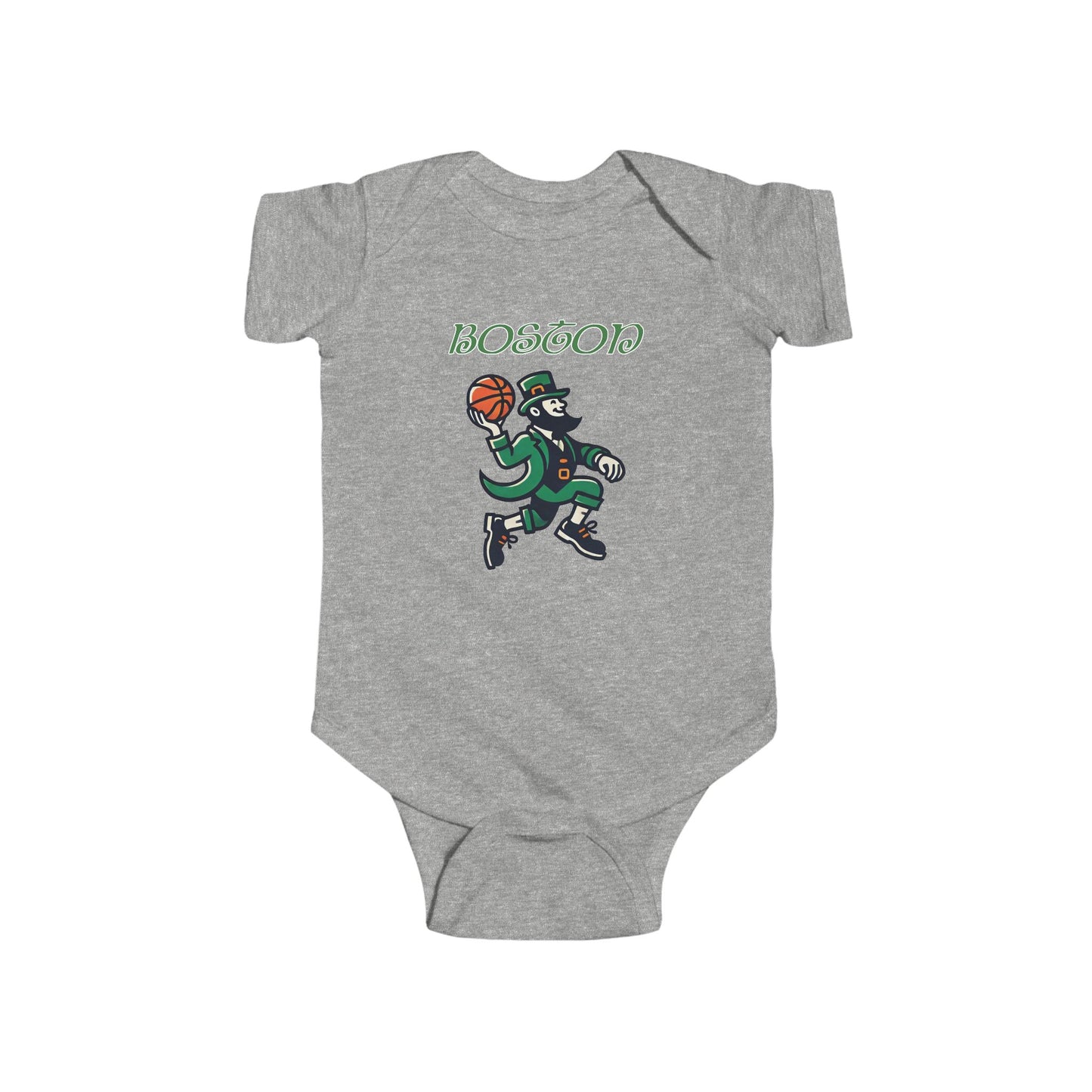 Boston Basketball Logo Infant Bodysuit