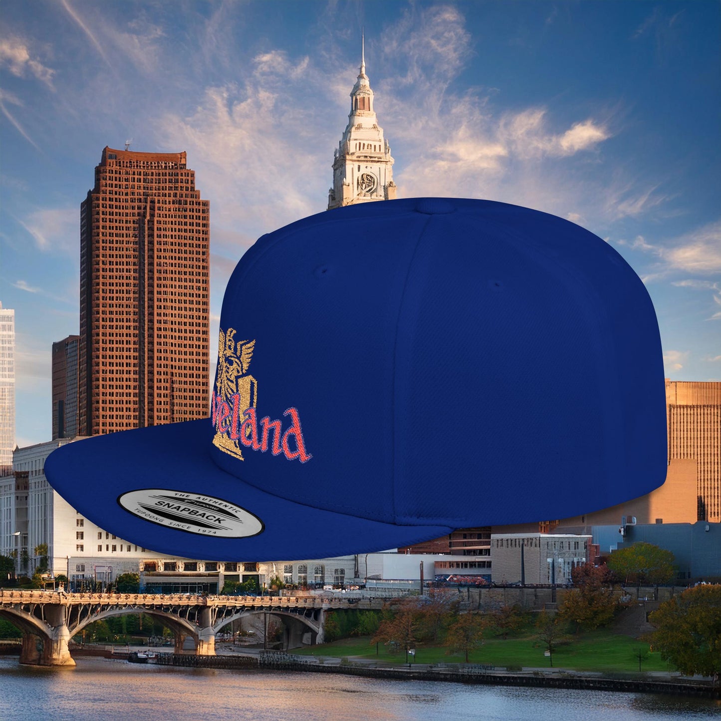 Cleveland Baseball Logo Flat Bill Snapback