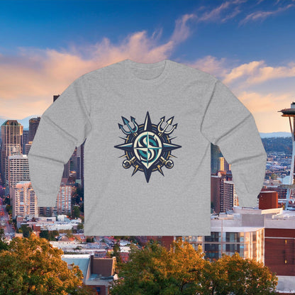 Seattle Baseball Crest Long Sleeve Tee