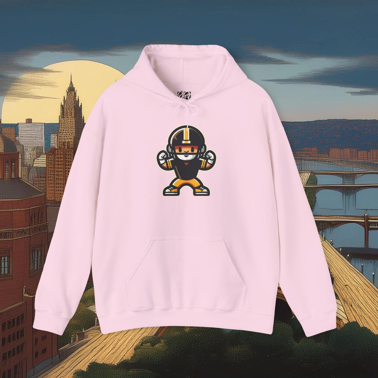 Mini Pittsburgh Football Player Hoodie