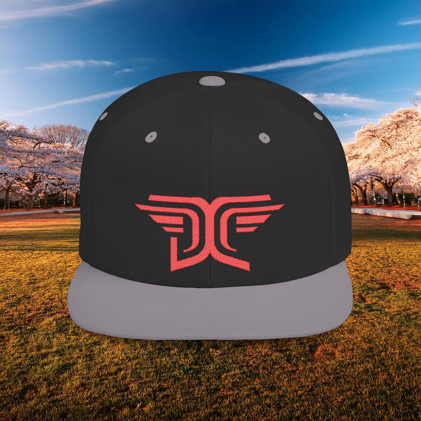 Winged DC Flat Bill Snapback
