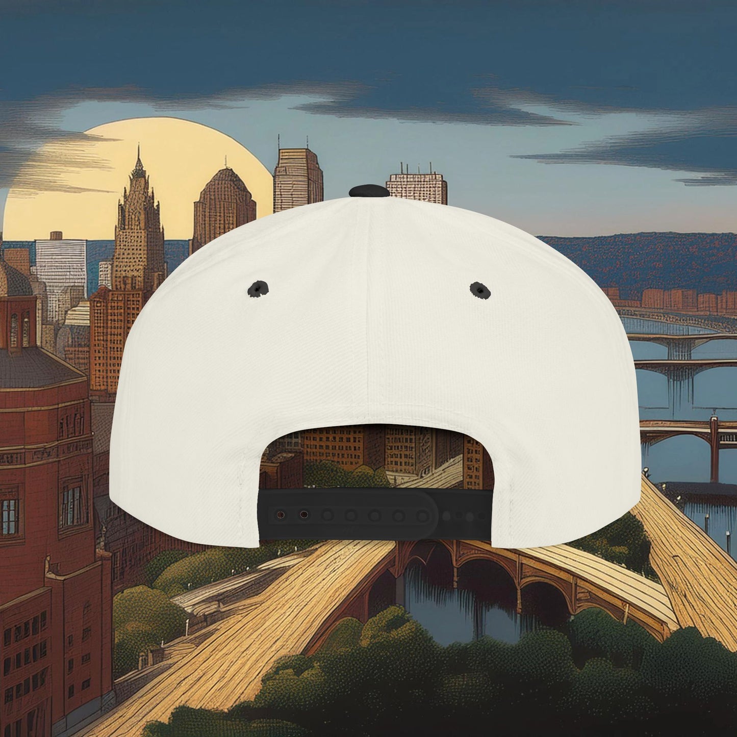 Pittsburgh Baseball Flat Bill Snapback