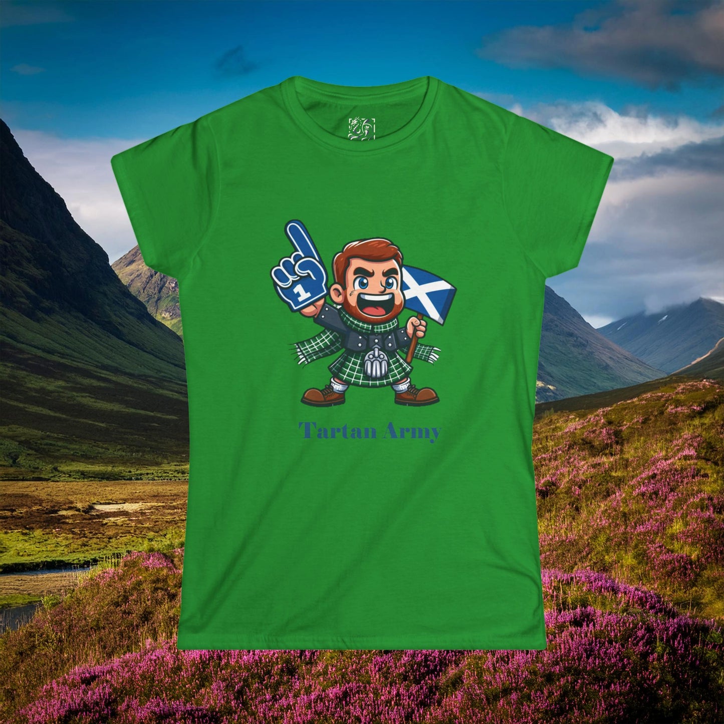 Scotland Tartan Army Women's Softstyle Tee