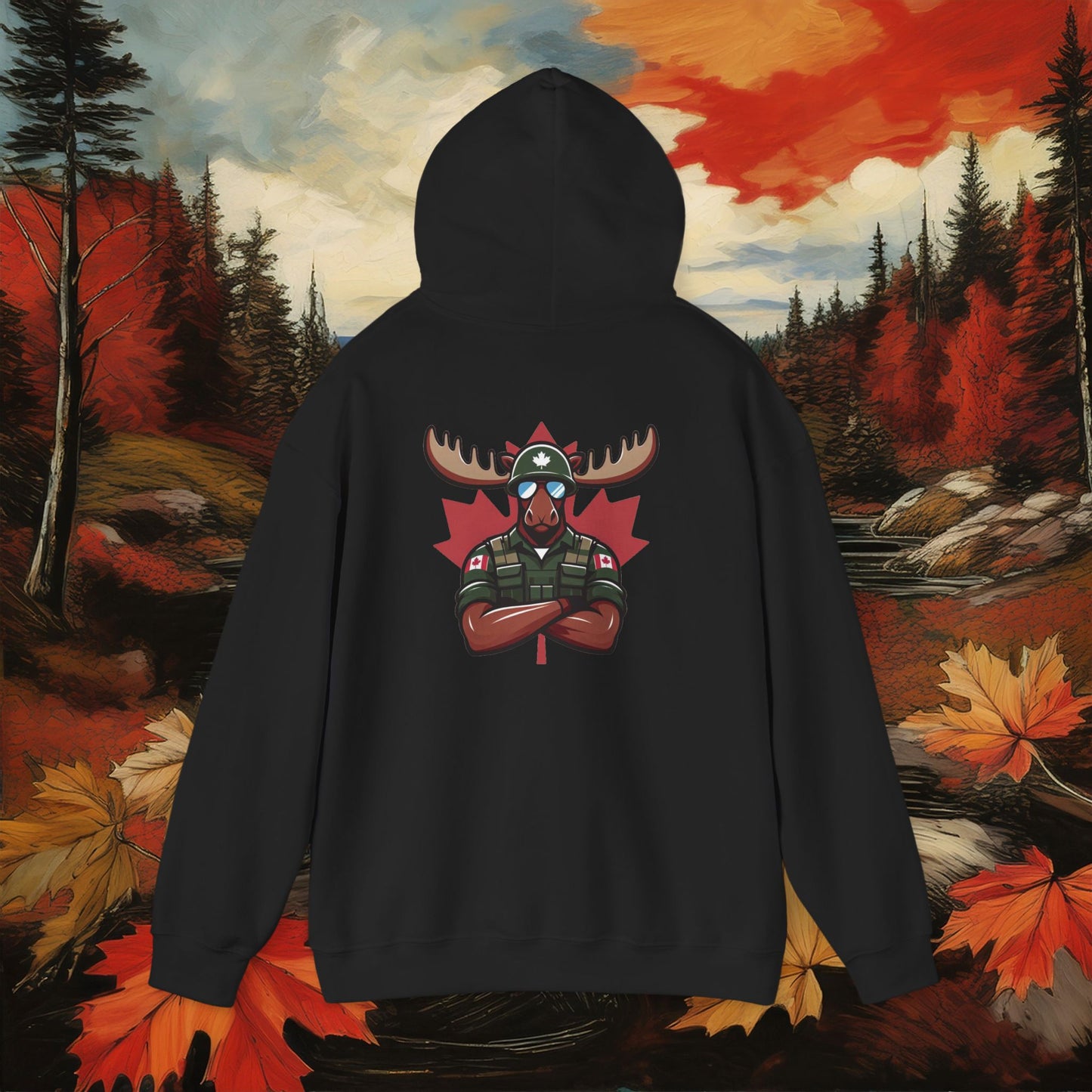 Canadian Moose "Antlers Up" Hoodie