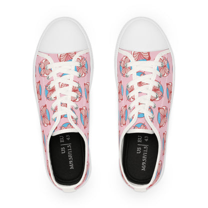 The T Elders Butterfly Patterned Men's Low Top Sneakers