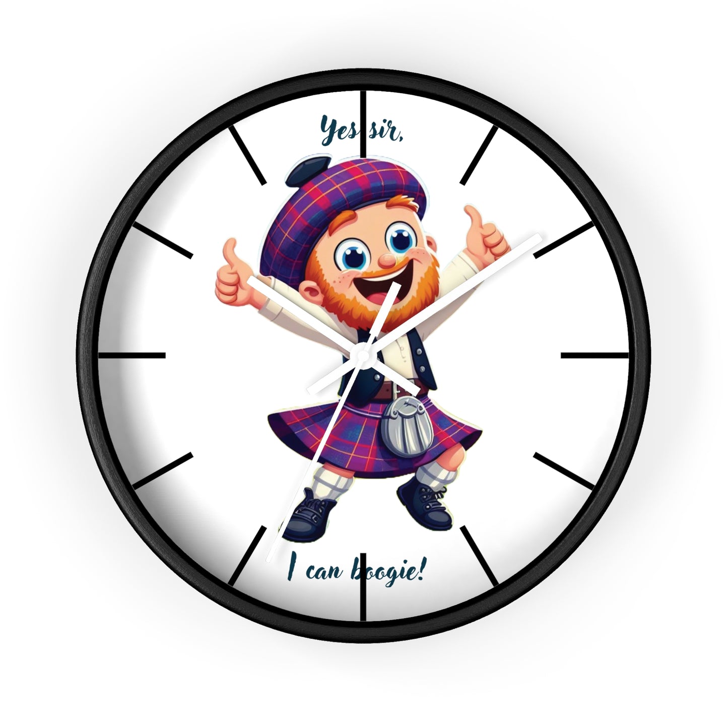 Scotland Can Boogie Wall Clock