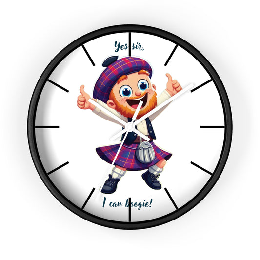 Scotland Can Boogie Wall Clock