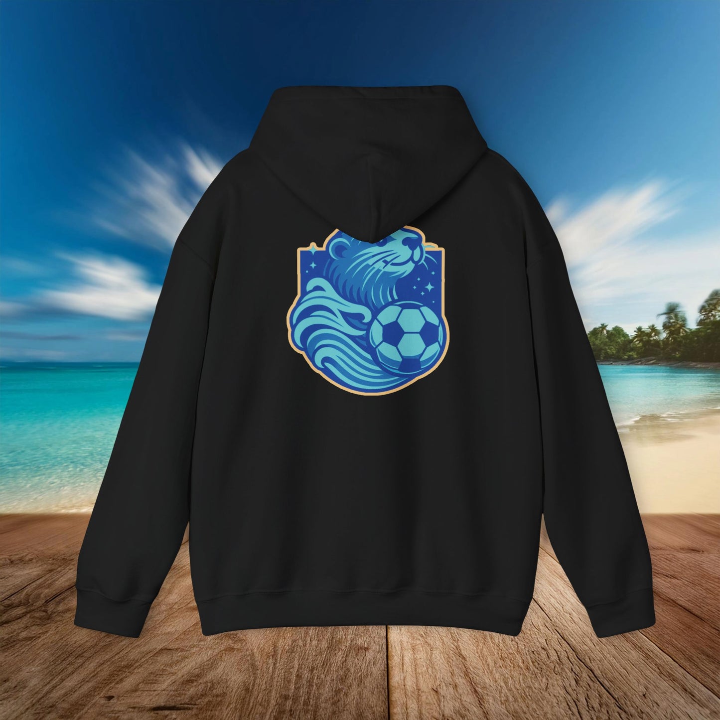 Sea Otter Soccer Logo Hoodie