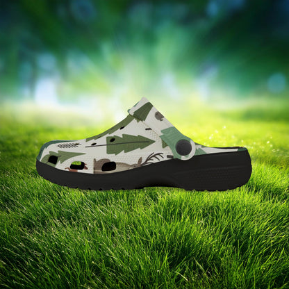 Forest Pattern Kid's Foam Clogs