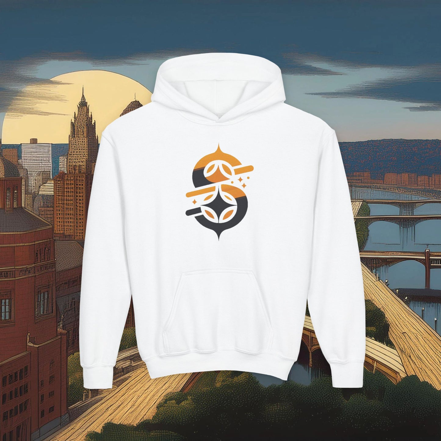 Pittsburgh Football Logo Youth Hoodie