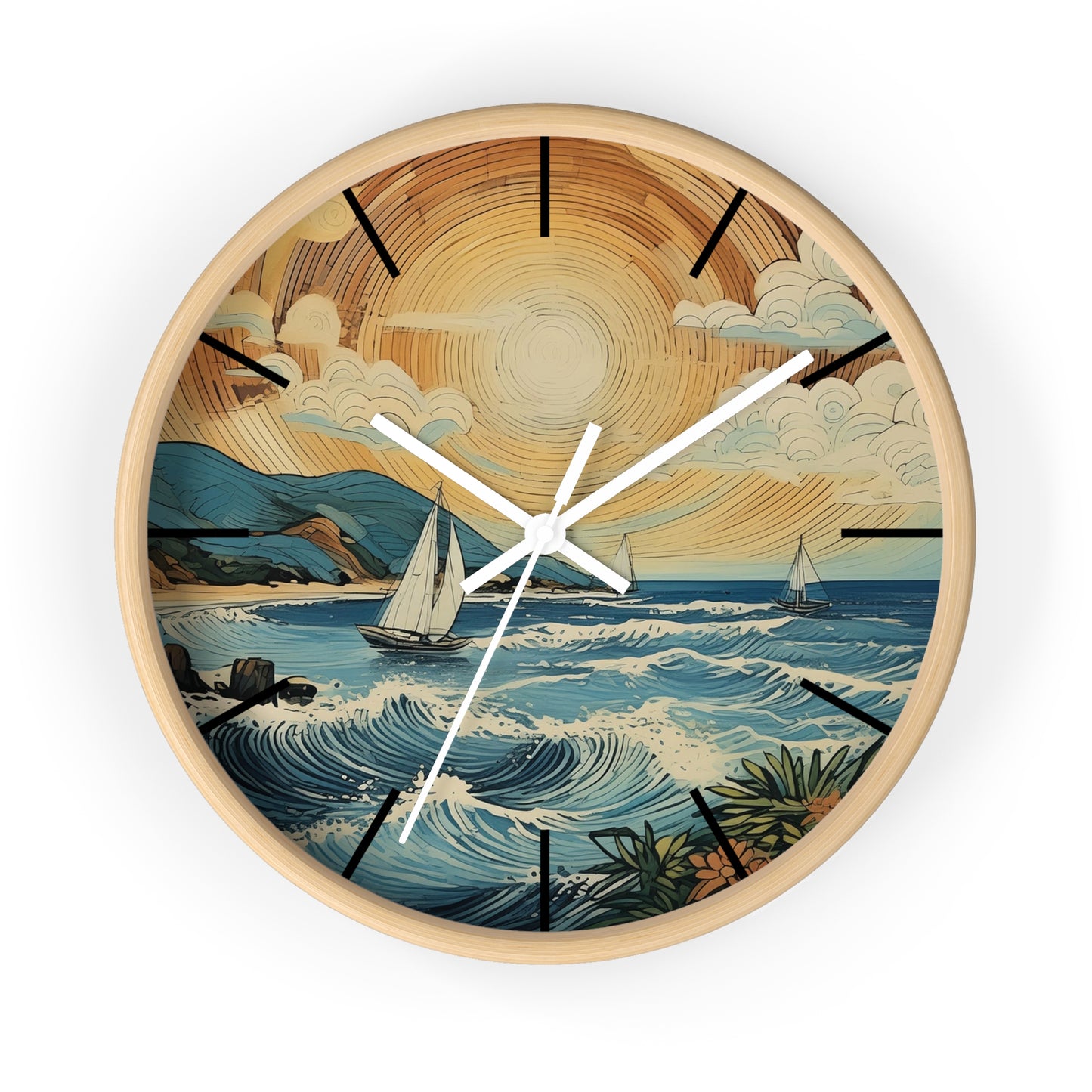 Sailing Weather Wall Clock