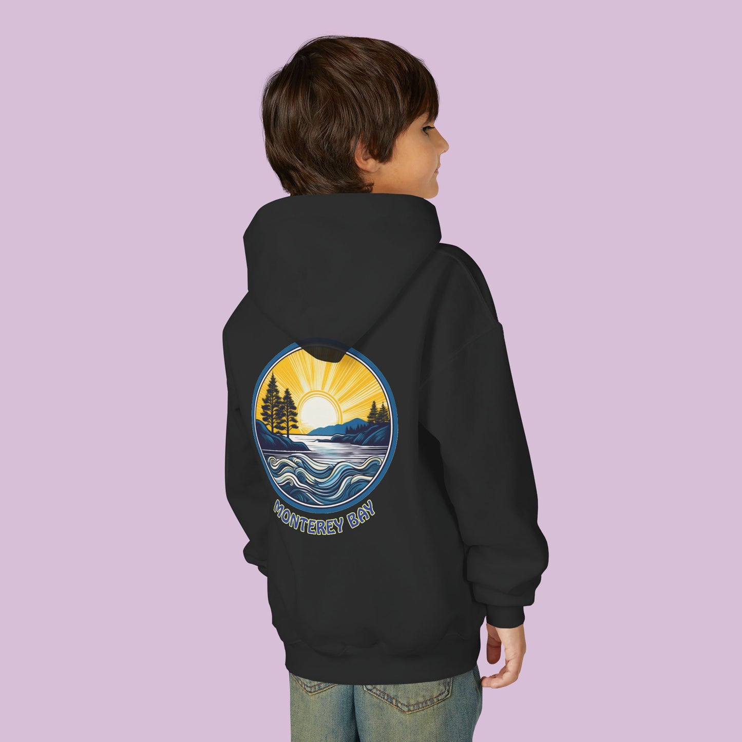 Monterey Bay Big Sur Youth Hoodie