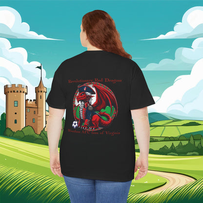 Revolutionary Red Dragons Front & Back Logo Tee