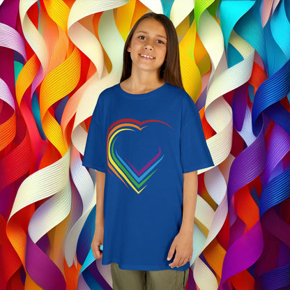 Rainbow Heart Kids Tee