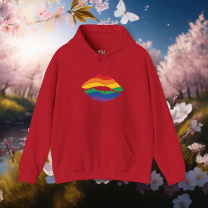 Rainbow Kiss Unisex Hoodie