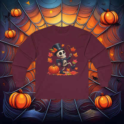 Snazzy Skeleton Long Sleeve Tee