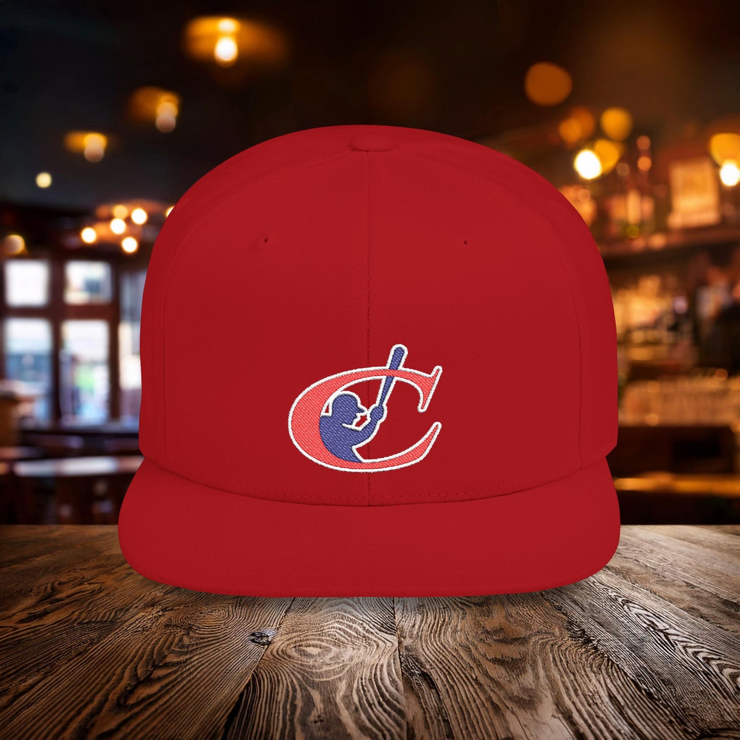 Cincinnati Player Logo Flat Bill Snapback