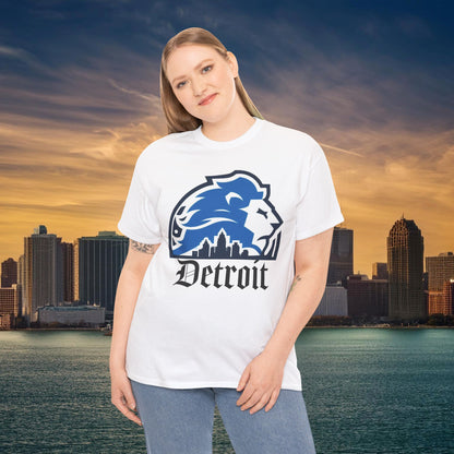 Detroit Football Skyline Tee