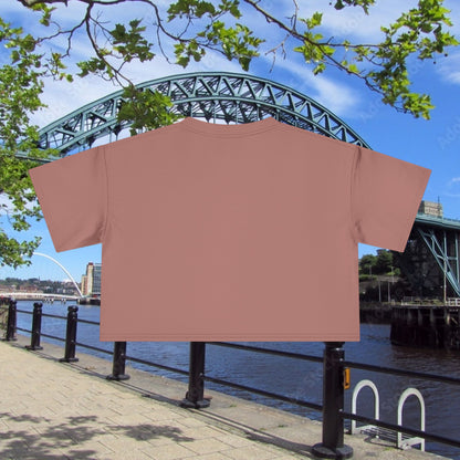 Newcastle United B&W Crest Women's Crop Tee