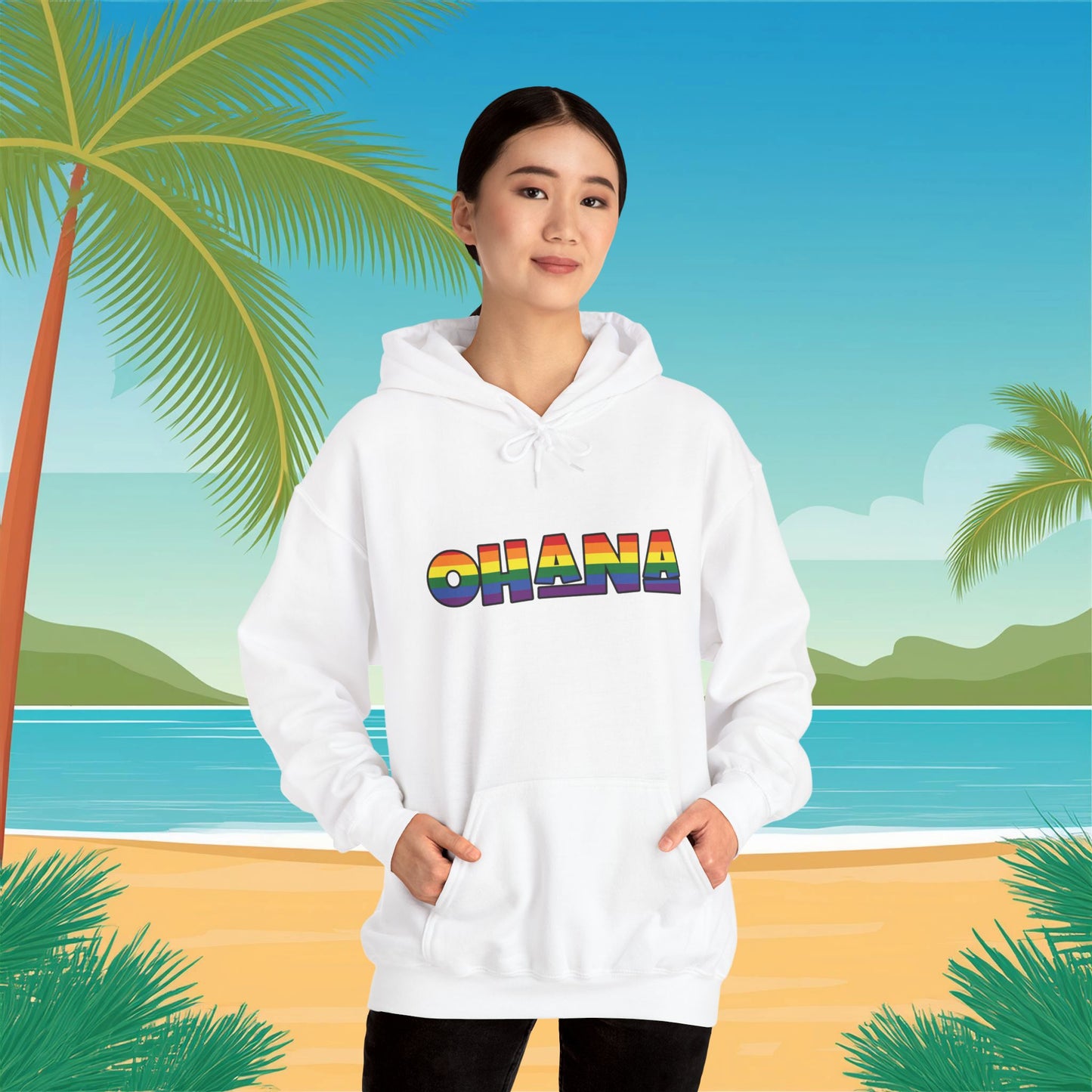 Rainbow Ohana Hoodie