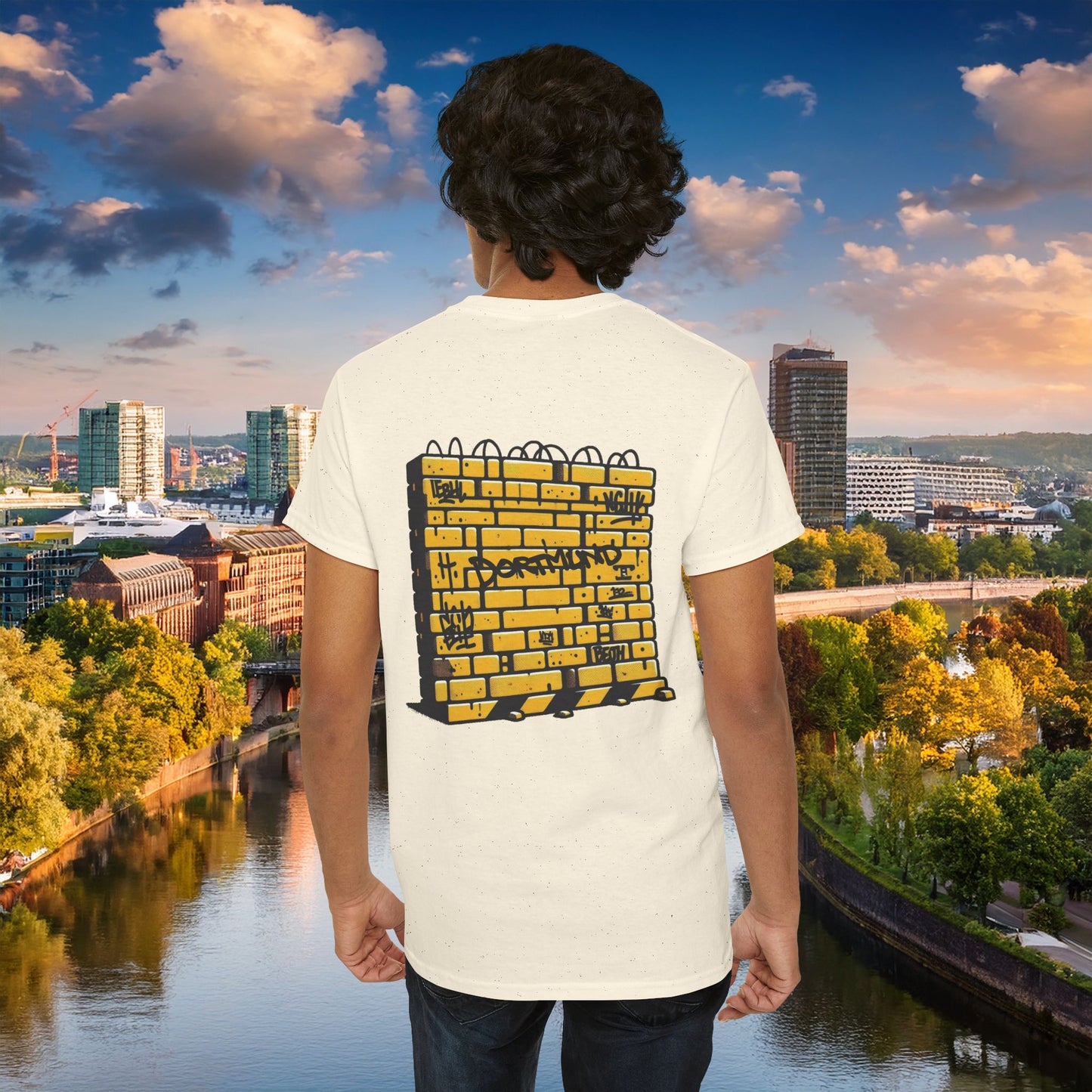 Dortmund Honeycomb Graffiti Tee