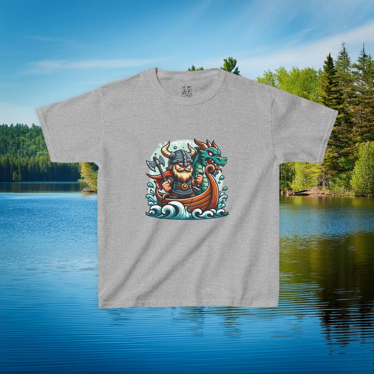Viking and Dragon Kids Tee