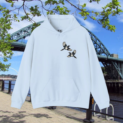 Newcastle United B&W Crest Hoodie