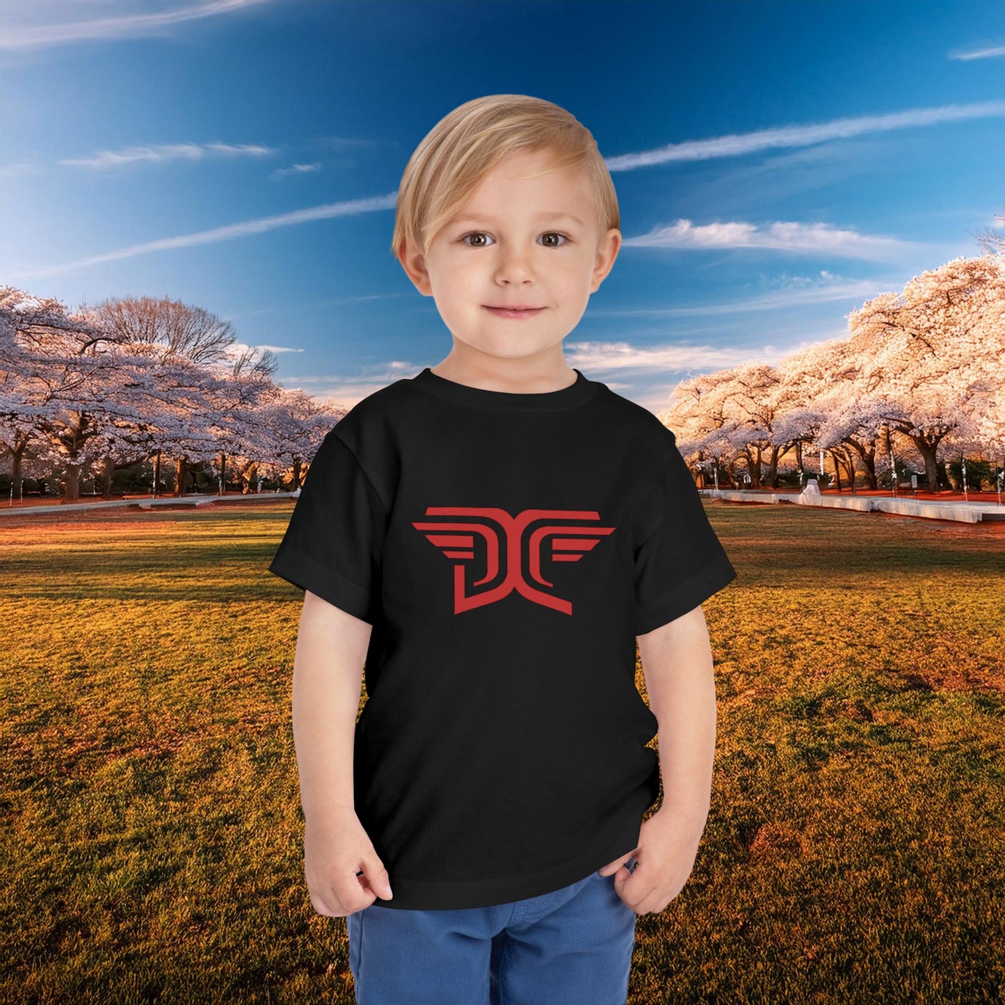 Winged DC Toddler Tee