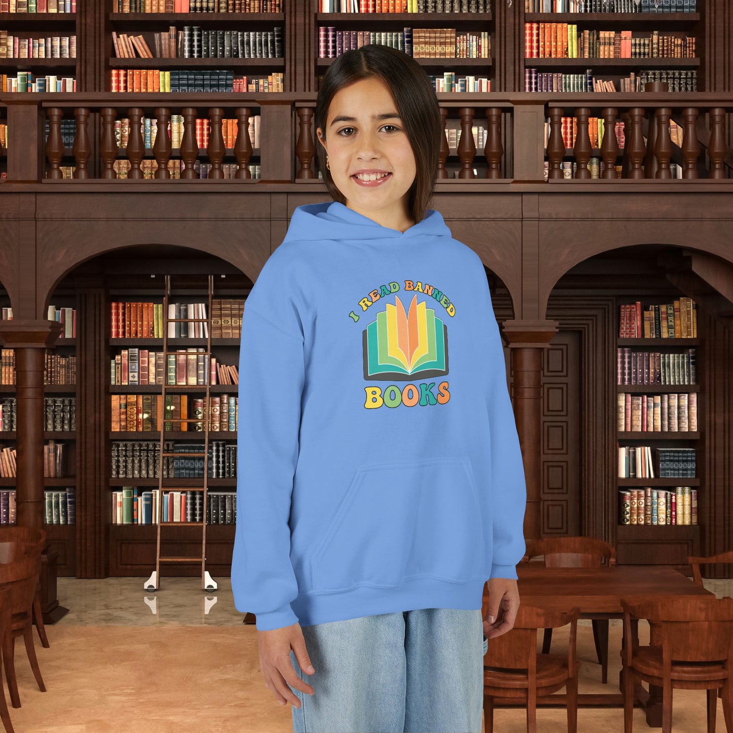 I Read Banned Books Youth Hoodie